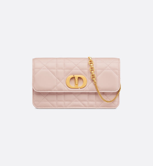 Miss Caro Pouch with Chain pink