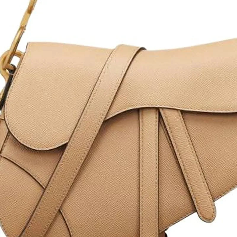 DIOR Saddle Calfskin Bag beige