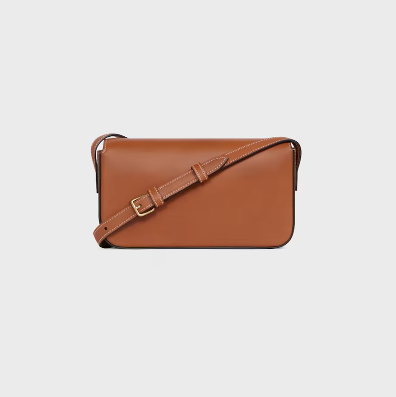 CLAUDE SHOULDER BAG IN Natural Calfskin