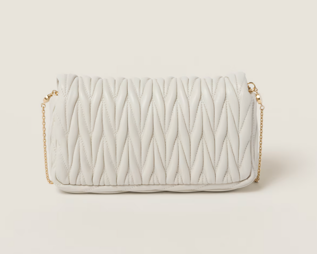 Matelassé nappa leather mini-bag
