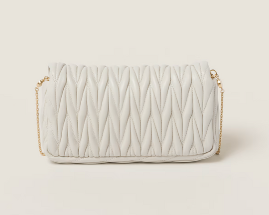 Matelassé nappa leather mini-bag