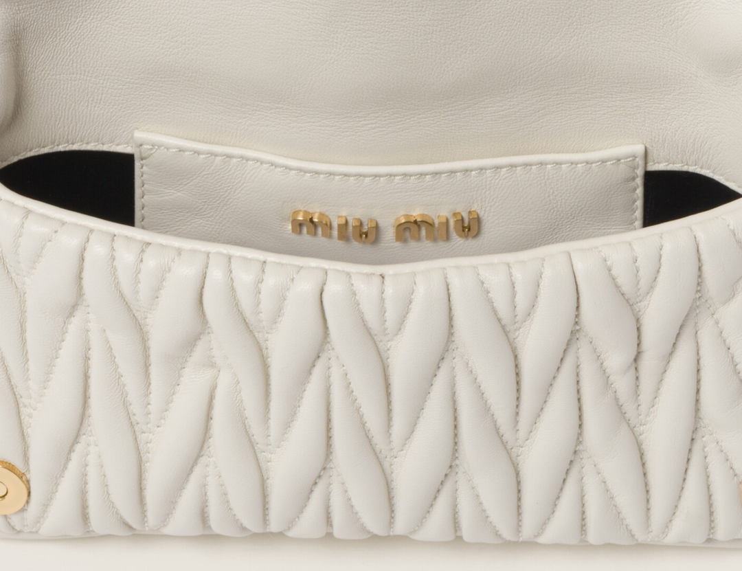 Matelassé nappa leather mini-bag