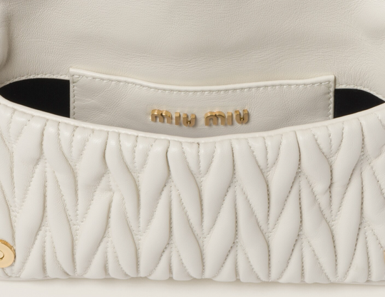 Matelassé nappa leather mini-bag