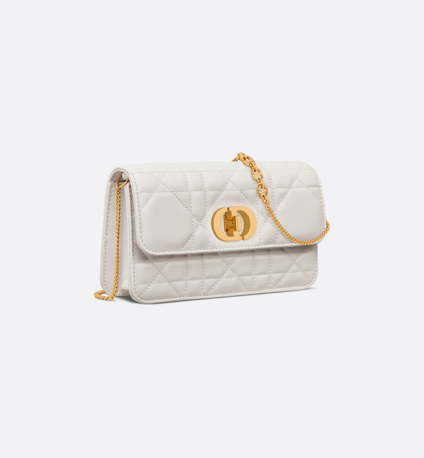 Miss Caro Pouch with Chain white