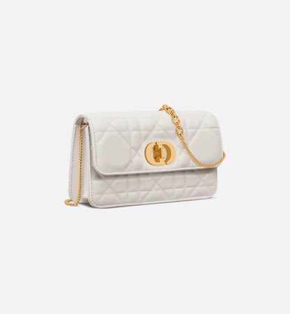 Miss Caro Pouch with Chain white