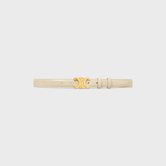 TRIOMPHE belt white gold hardware