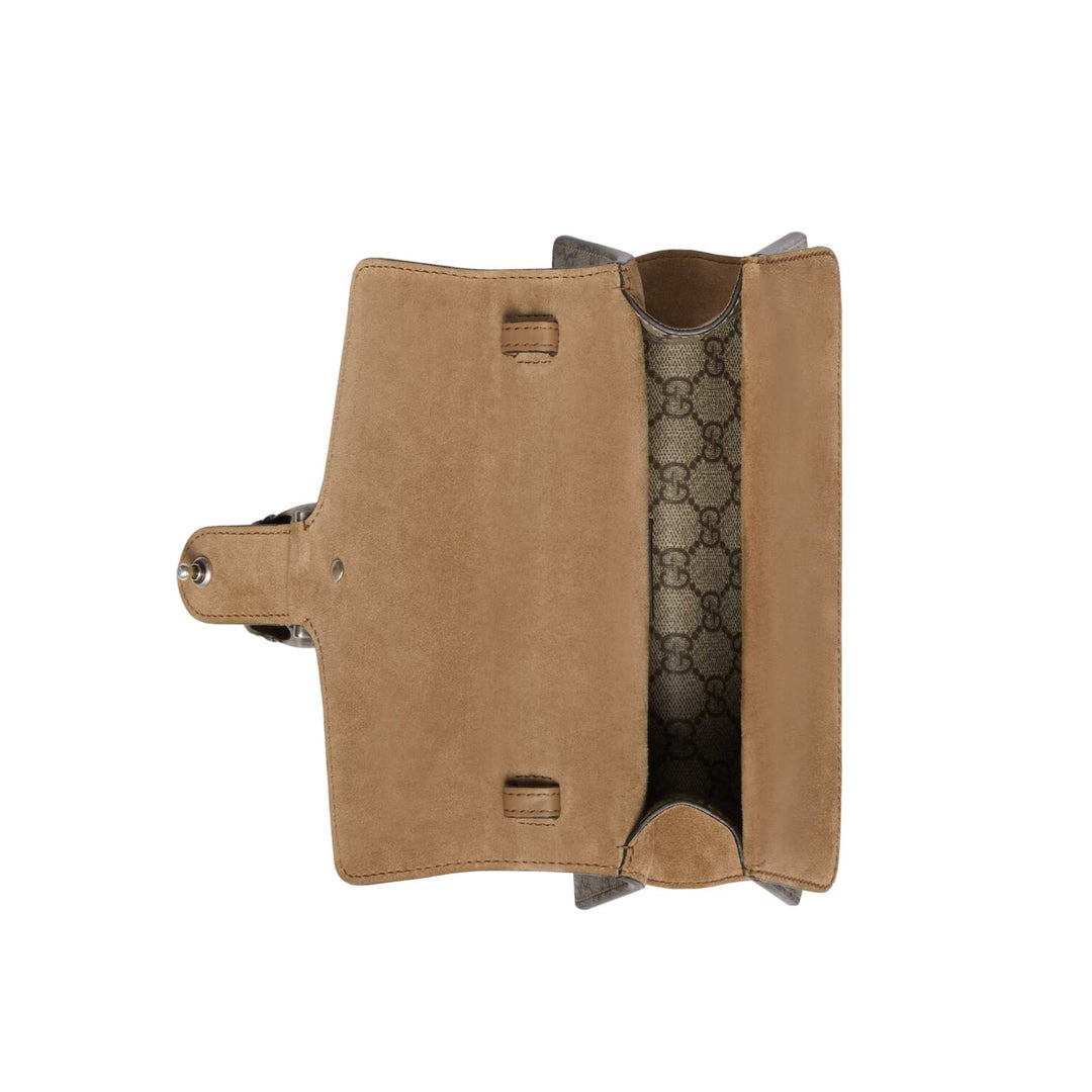 GUCCI Dionysus Canvas With Leather Shoulder Bag Top handel small