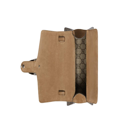 GUCCI Dionysus Canvas With Leather Shoulder Bag Top handel small