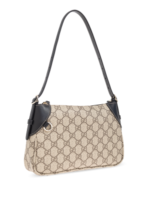 Gucci GG Emblem Small Shoulder Bag – Beige