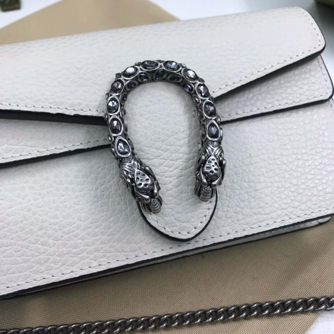 Gucci Dionysus mini Leather Bag white