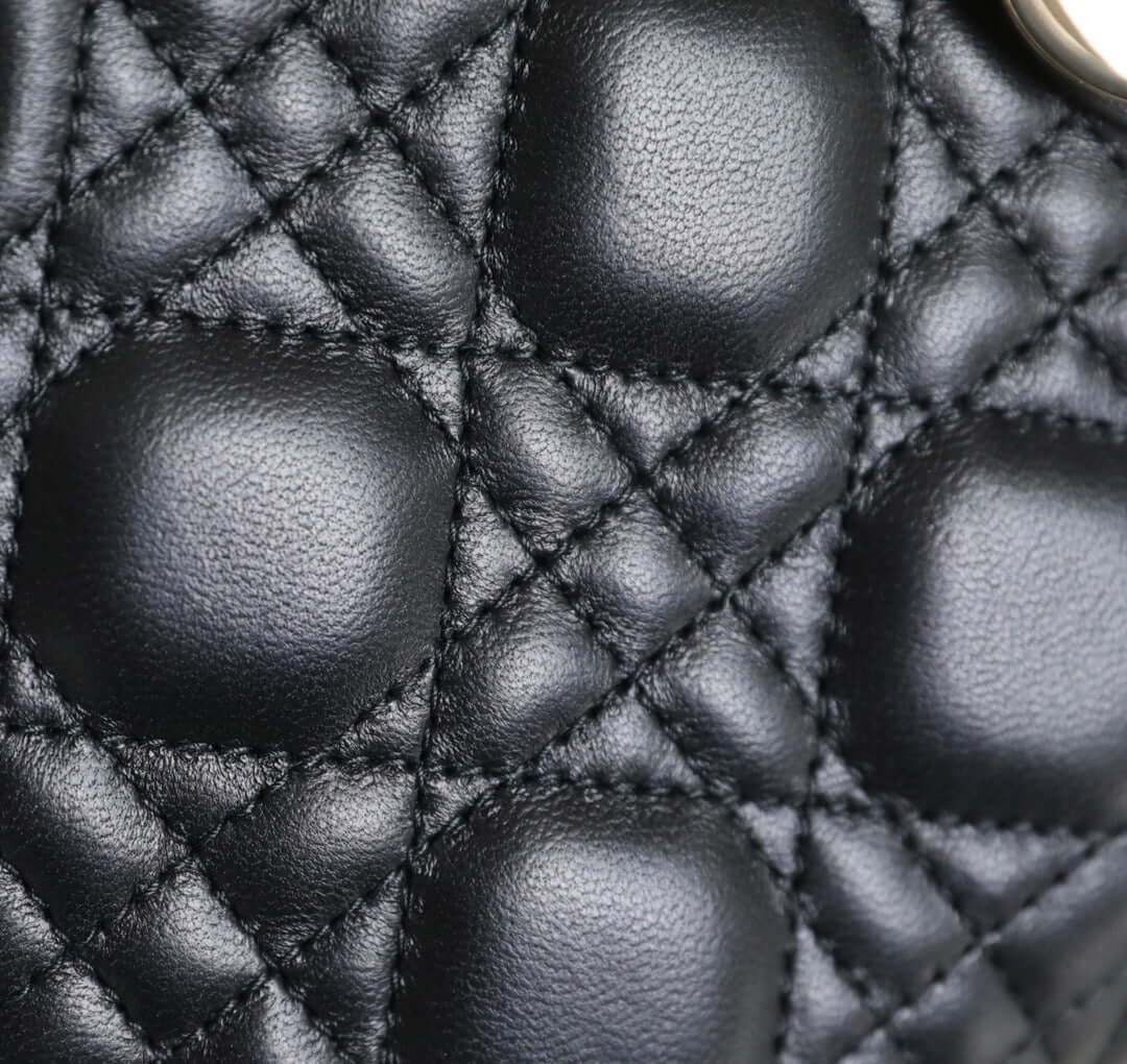 Mini Lady Dior Bag black with chain