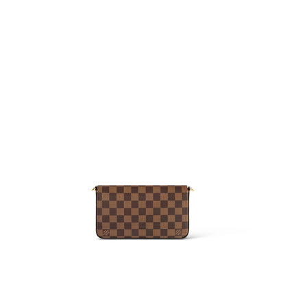 Louis Vuitton 'Wallet On Chain Lily' bag – Damier Ebene canvas