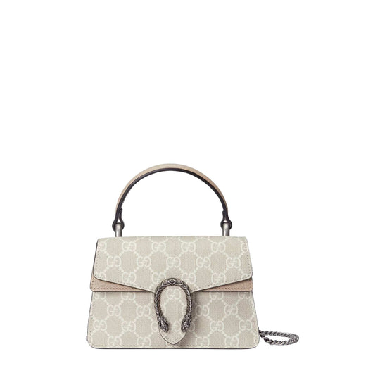 DIONYSUS MINI TOP HANDLE BAG beige