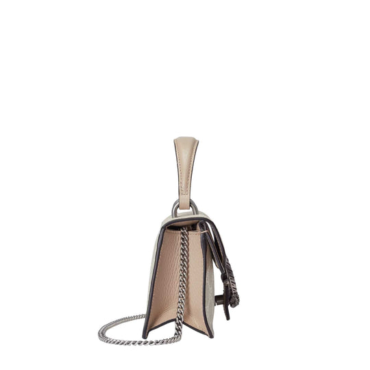 DIONYSUS MINI TOP HANDLE BAG beige