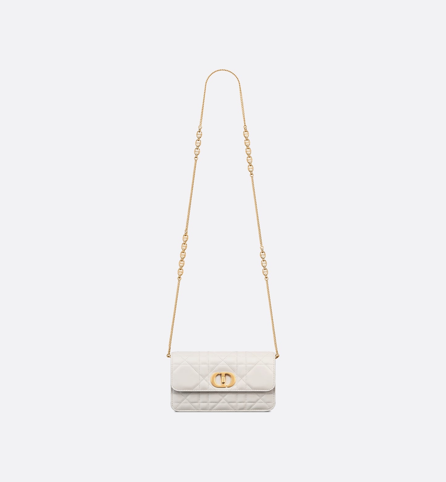 Miss Caro Pouch with Chain white