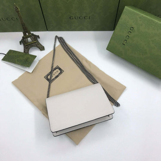 Gucci Dionysus mini Leather Bag white