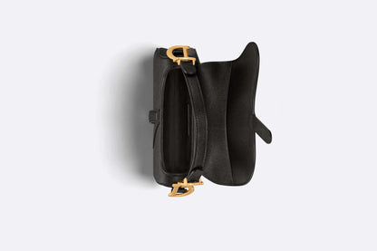 Dior  Mini Saddle Bag with Strap black