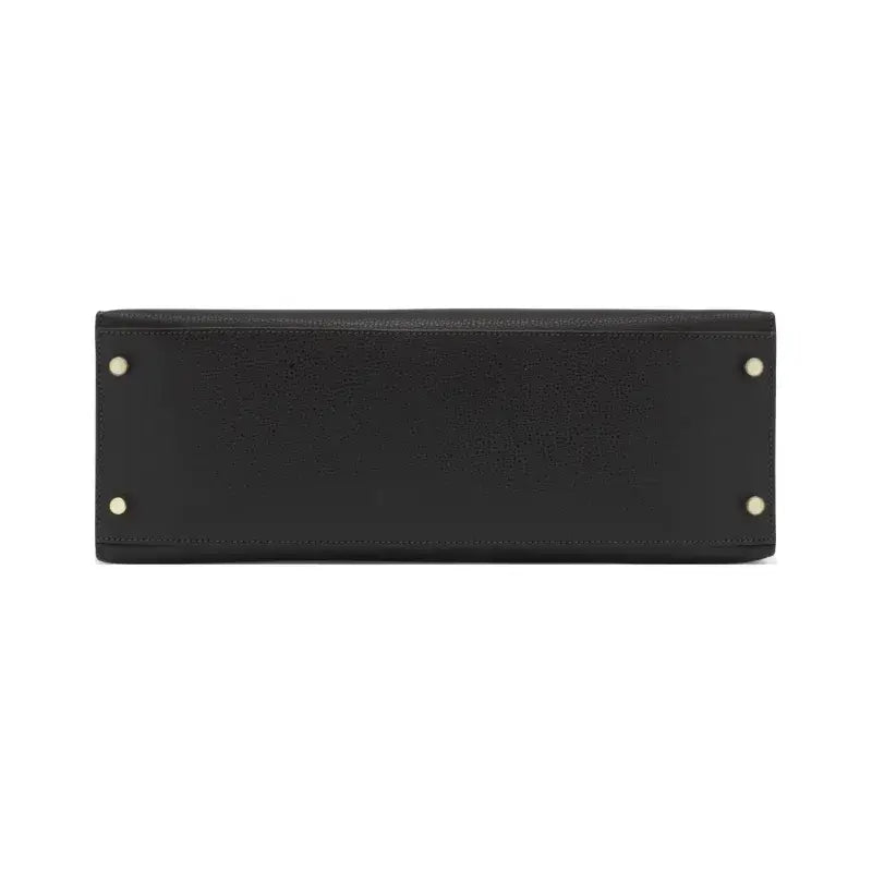 Hermès Kelly 25 Epsom leather black luxury bag for women, elegantly handcrafted, perfect for any stylish occasion.
