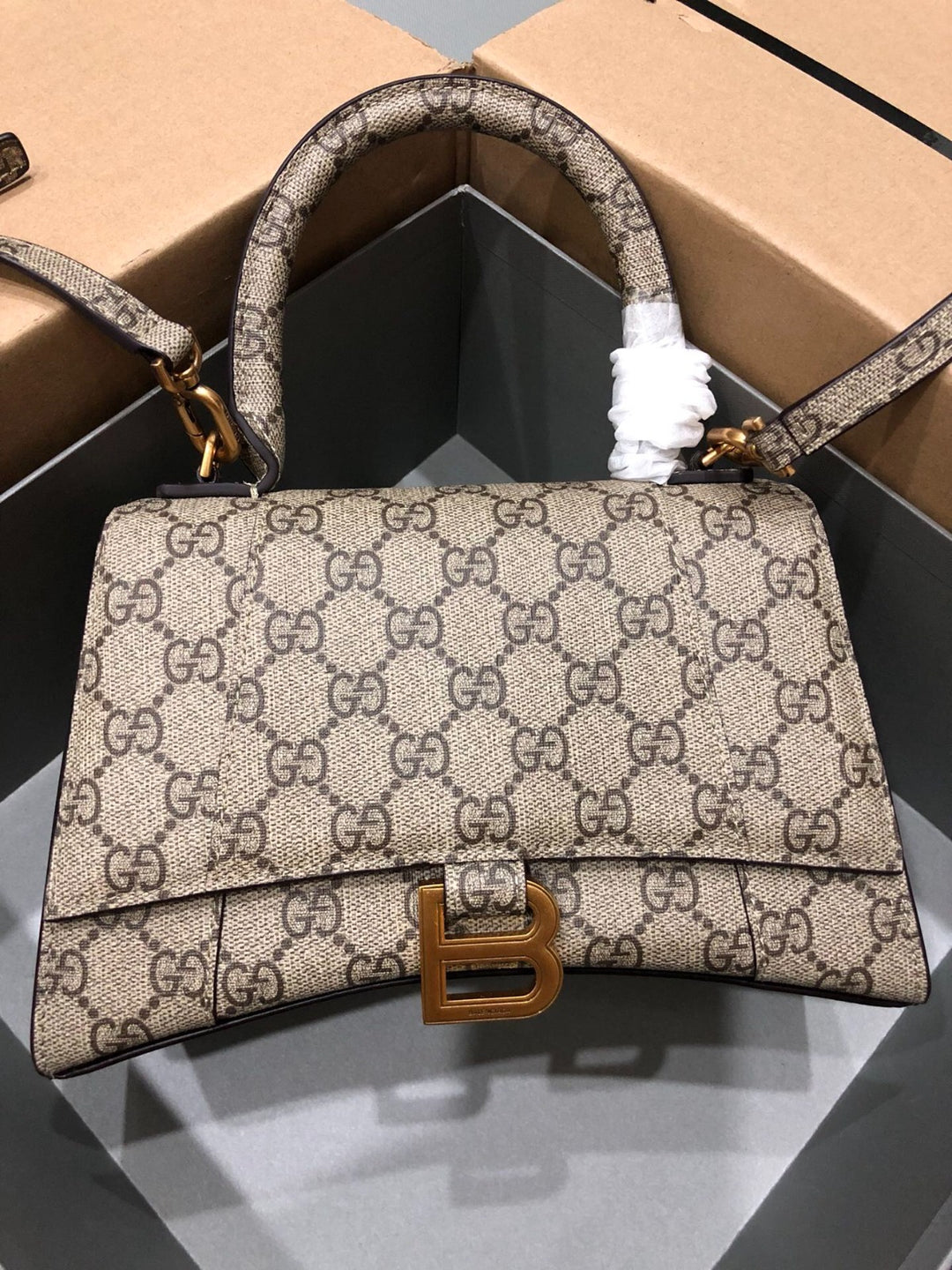 Gucci x Balenciaga Hourglass Bag Medium