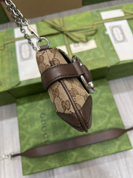 Horsebit Chain Medium Shoulder Bag