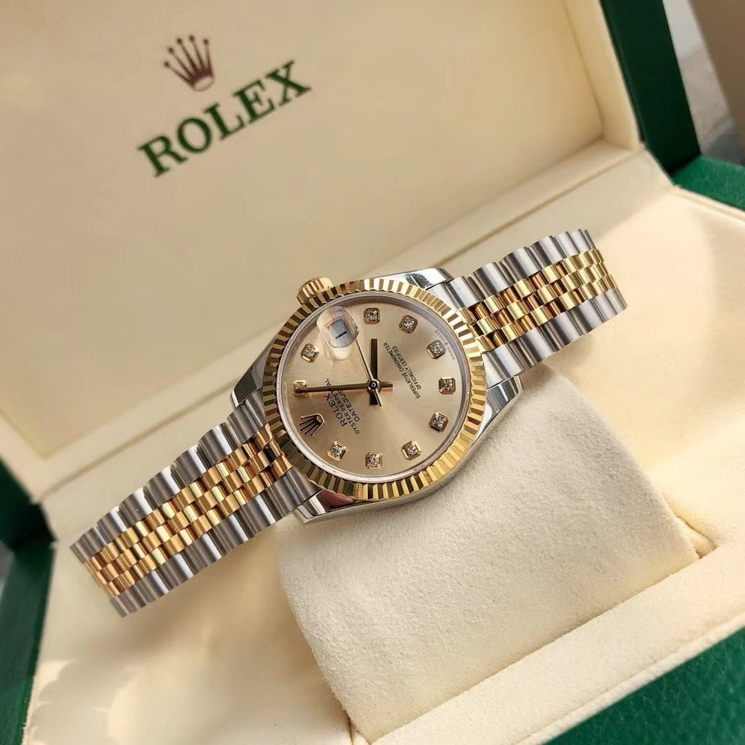 Lady-Datejust  Oyster, 31 mm, Oystersteel and yellow gold