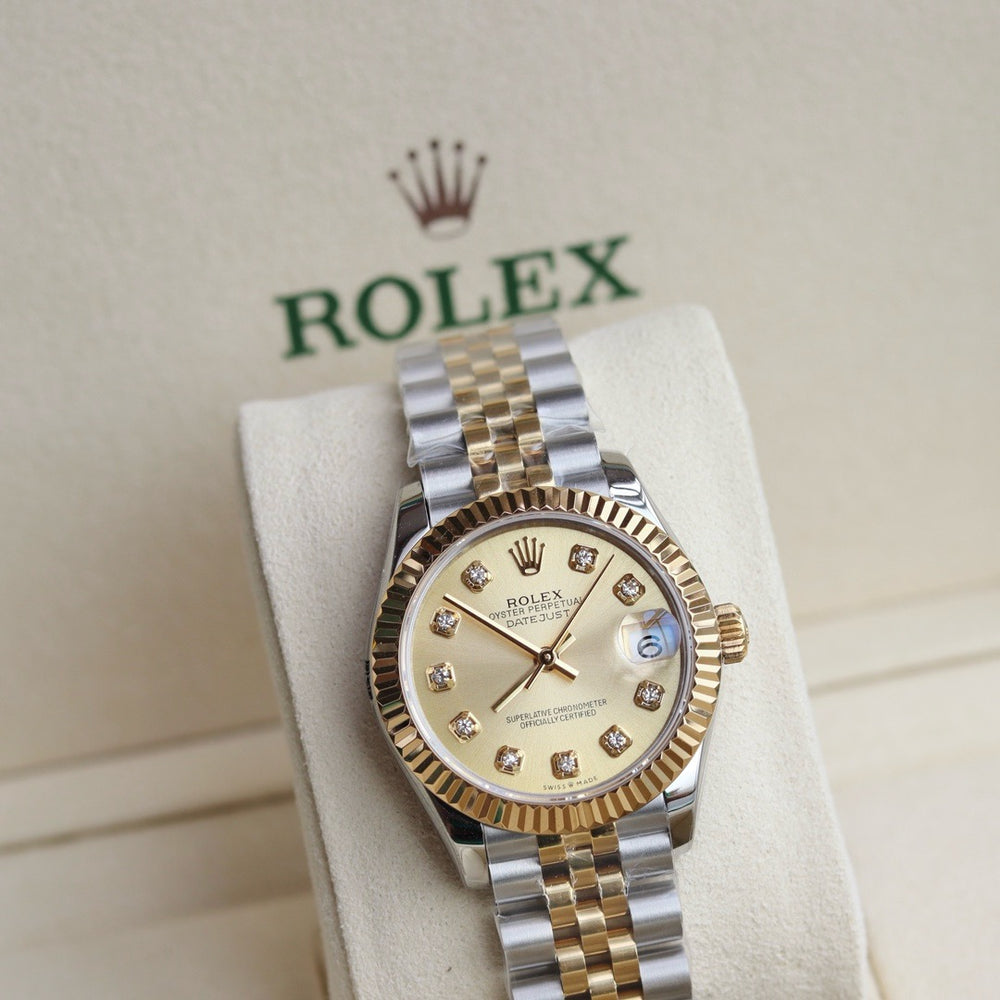 Lady-Datejust  Oyster, 31 mm, Oystersteel and yellow gold