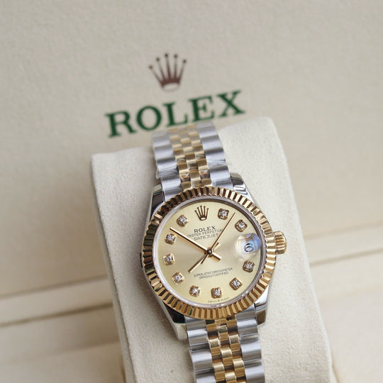 Lady-Datejust  Oyster, 31 mm, Oystersteel and yellow gold