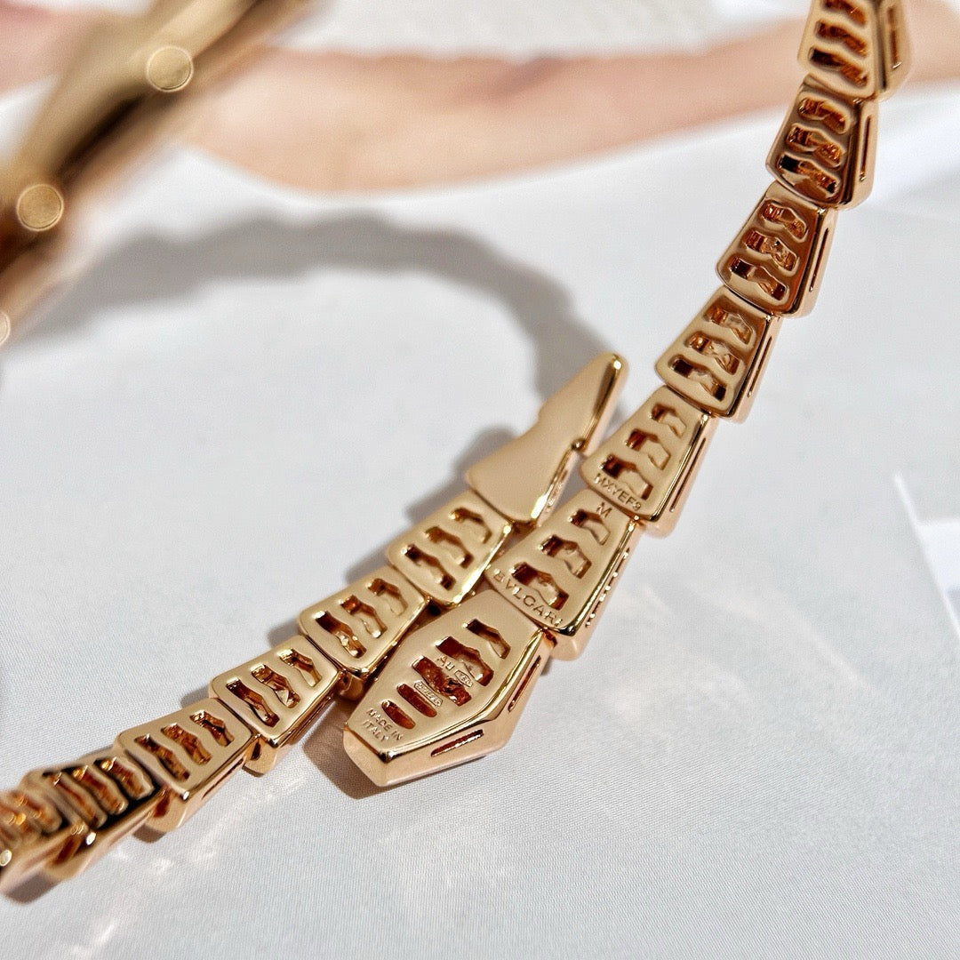 Bvlgari Jewelry Yellow Gold Serpenti Viper Bracelet