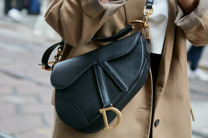 DIOR Saddle Calfskin black Bag