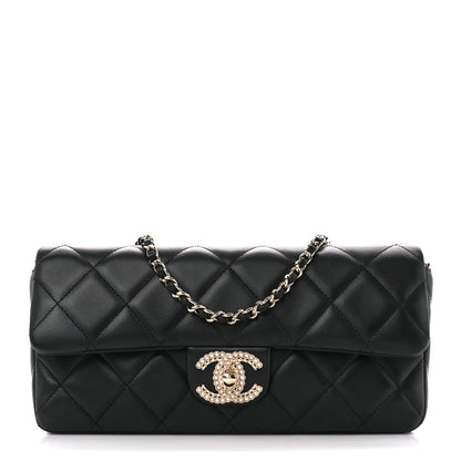 Chanel clutch with chain bag large