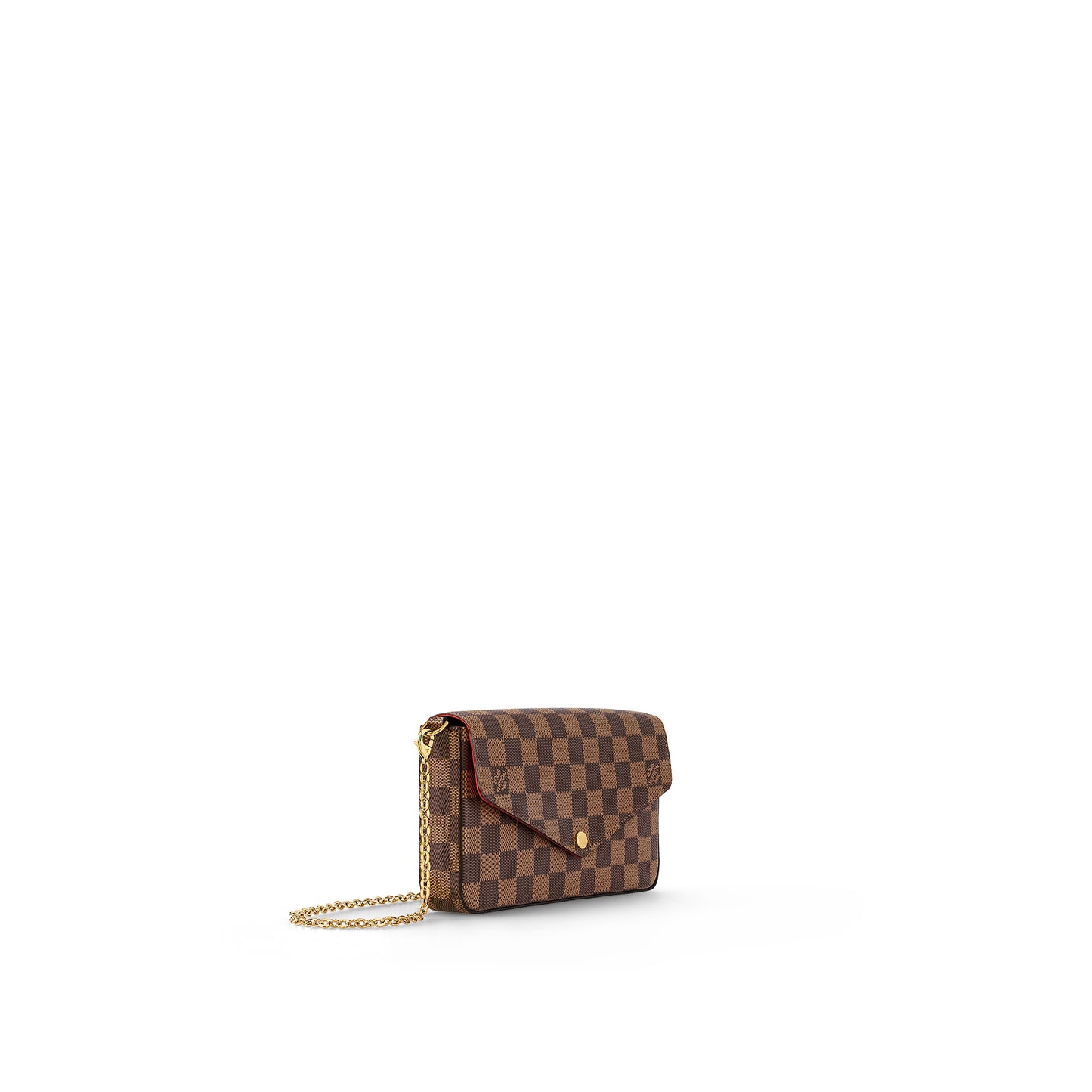 Louis Vuitton Wallet On Chain Lily Damier Ebene canvas