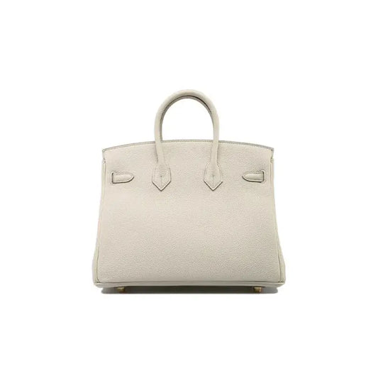 HERMES Birkin Bag in Beton Glacier White togo leather, a luxury bag for women, featuring high-quality craftsmanship and timeless design.