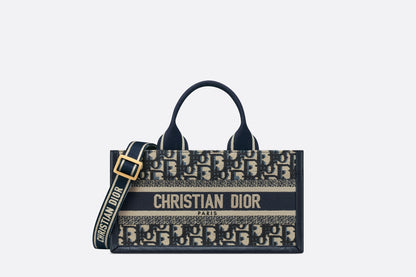 East-West Dior Book Tote with strap