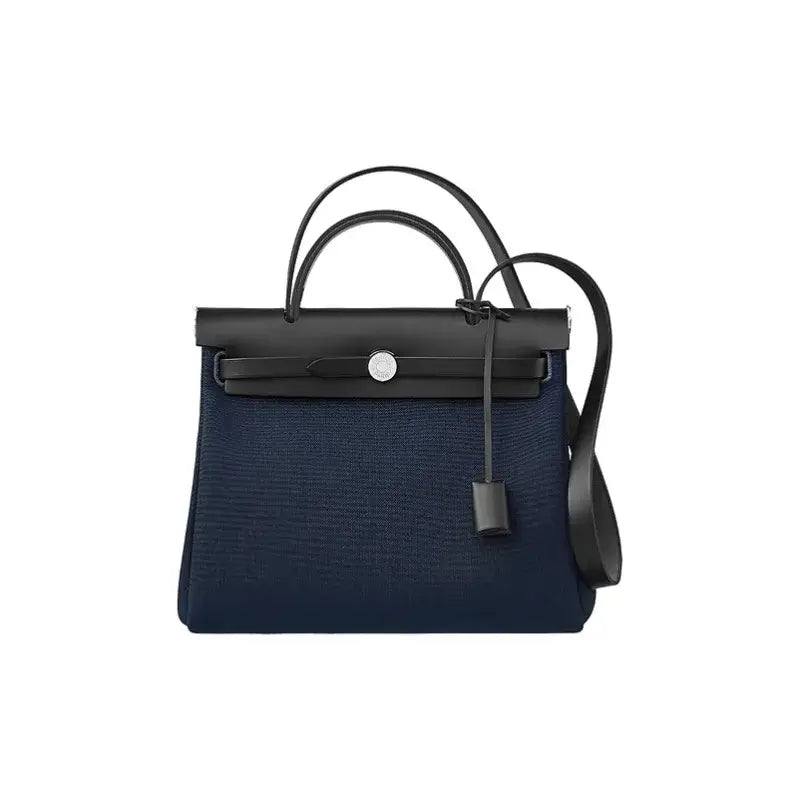 Hermes Herbag 31 navy blue luxury bag for women with stylish design and high-quality materials