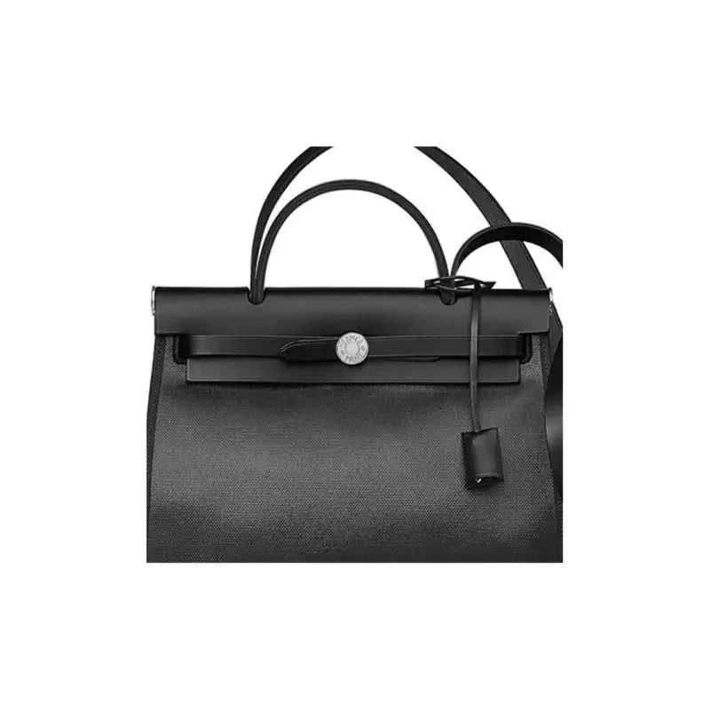 Hermes Herbag 39 shiny black luxury bag for women with a stylish design and high quality, perfect for everyday use.