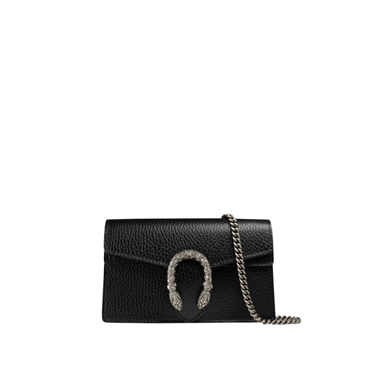 Gucci Dionysus Leather Mini Bag black