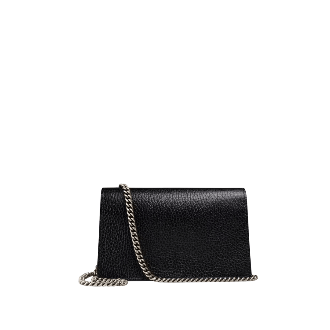 Gucci Dionysus Leather Mini Bag black