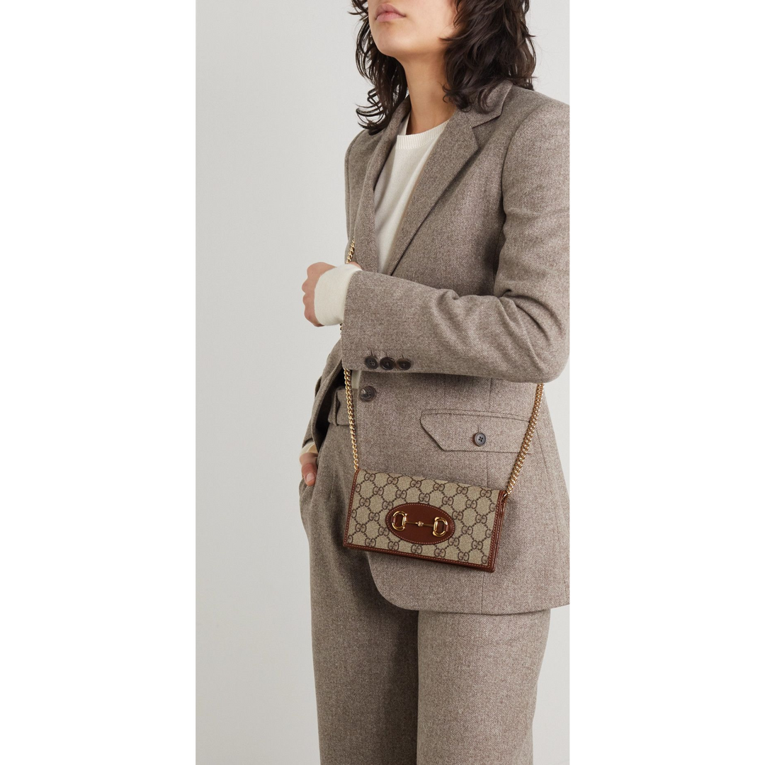 Gucci Horsebit 1955 Wallet With Chain